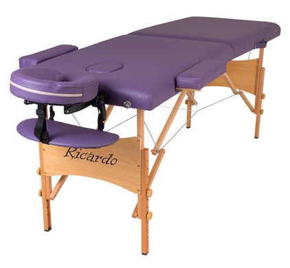 Складний масажний стіл Ricardo ROMA-60 PLUS Фіолетовий