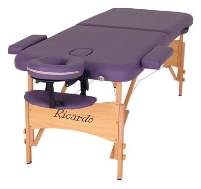 Складной массажный стол Ricardo PARMA Фиолетовый