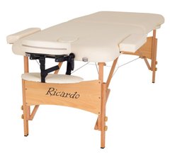 Складний масажний стіл Ricardo PARMA Бежевий