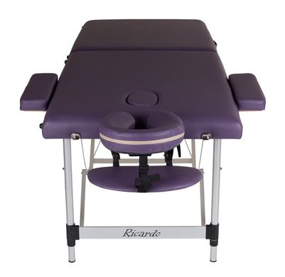 Складной массажный стол Ricardo NAPOLI Фиолетовый