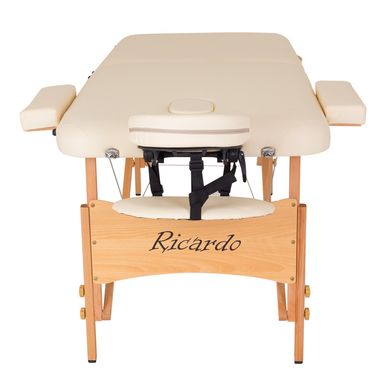 Складний масажний стіл Ricardo PARMA Чорний