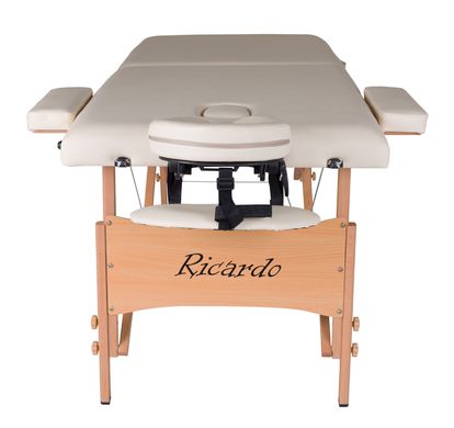 Складний масажний стіл Ricardo MILANO PLUS Бежевий